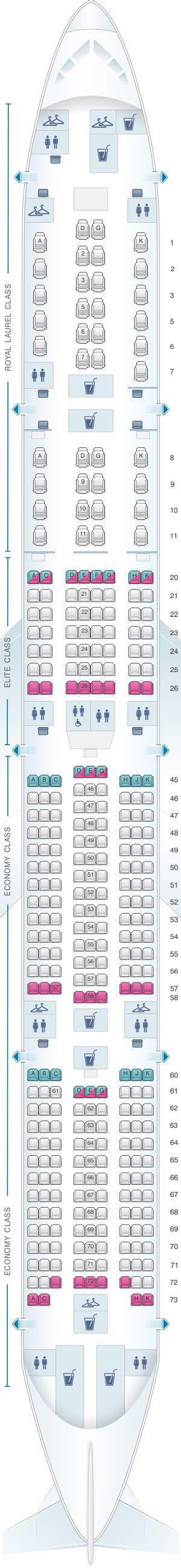 Seat map eva air 777 - 56. Economy. Standard seat. 33 0. 18.3. 45-73. 238. Find the best seat wiht our EVA Air Boeing 777-300ER (77W) v1 seating chart. Use this seat map to get the most comfortable seats, legroom and recline before booking. 